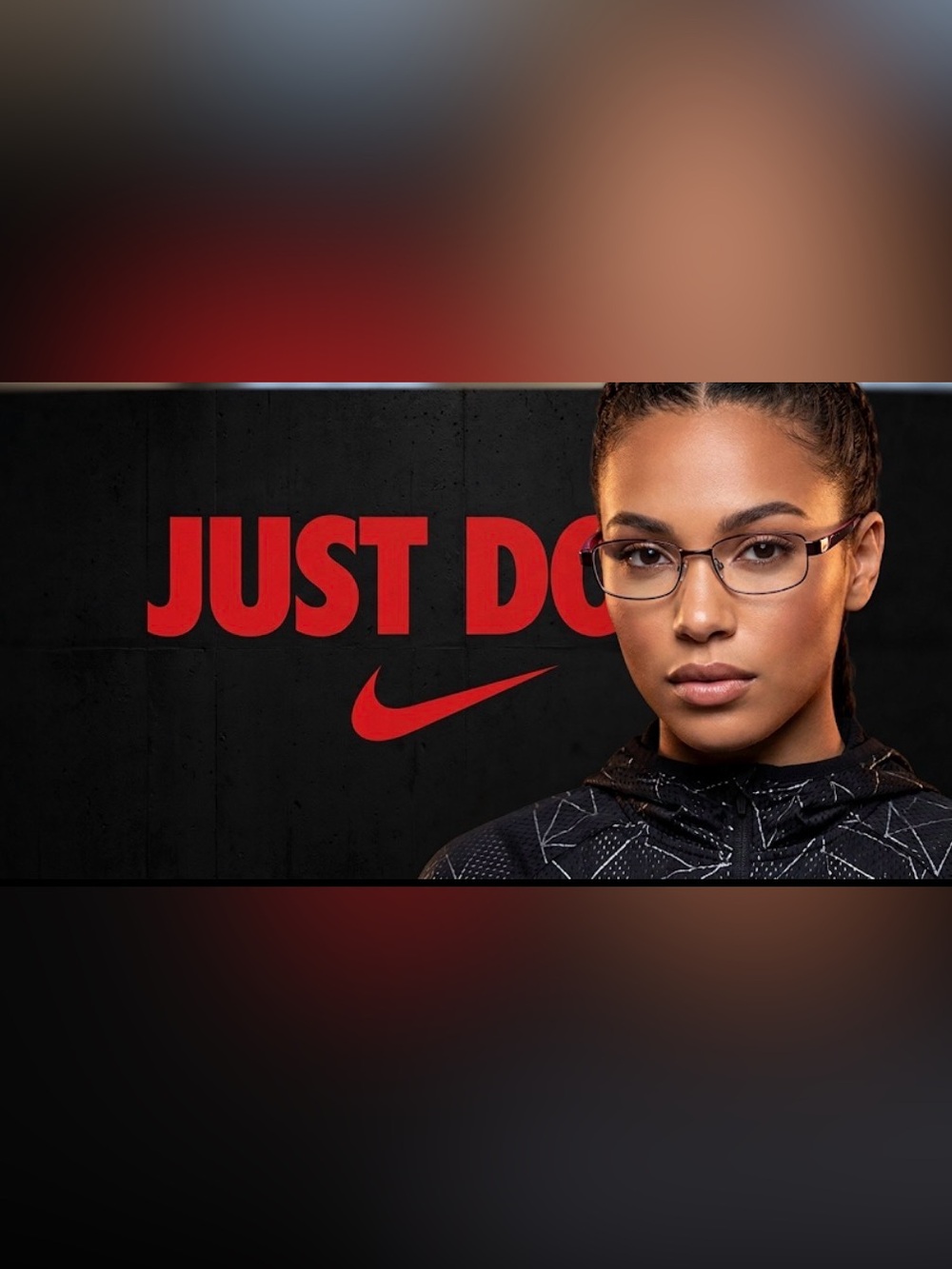 New Authentic Nike signature prescription eyeglasses frames Display